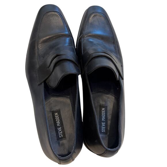 Leather Steve Madden men’s dress shoes workwear classy sz 13 - Picture 4 of 13